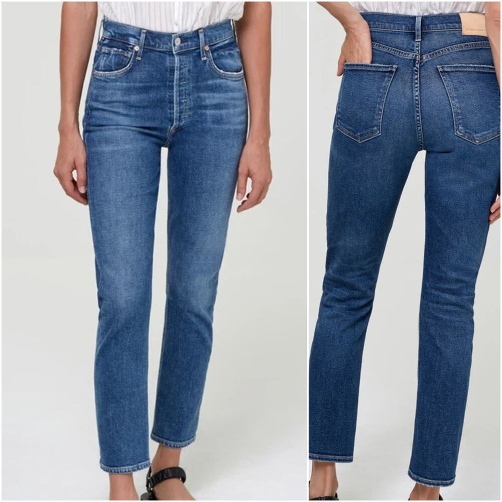Citizens of Humanity Charlotte High-Rise Straight Jeans size 27